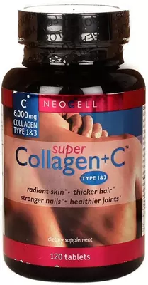 БАД Коллаген Neocell Super Collagen + C является важным компонентом костей сухожилий суставов стенок сосудов и артерий. -